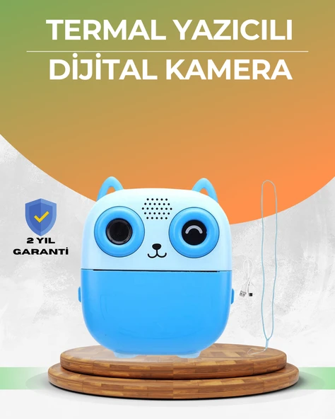 48MP Çocuk Kamera Oyun ve Müzik Destekli Termal Yazıcı ürün görseli 1