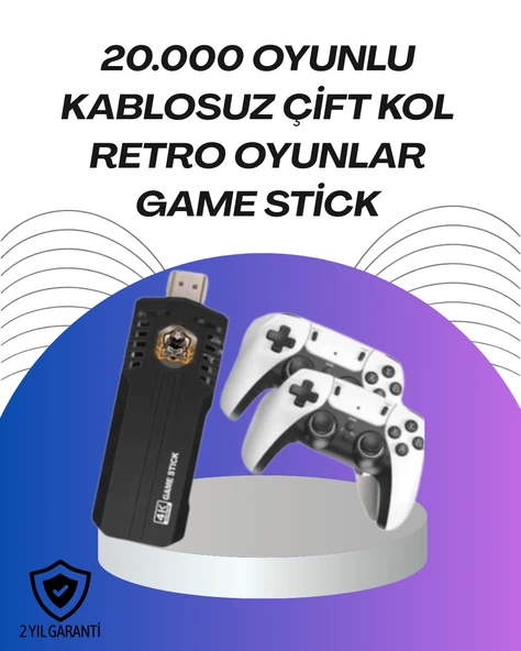 Kablosuz Retro Oyun Konsolu – Binlerce Oyun ve HD Görüntü ile Keyifli Oyun Deneyimi ürün görseli 1