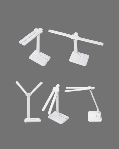 Ayarlanabilir Kısılabilir LED Masa Lambası | Entegre Kalemlik ve Telefon Tutucu Özellikli - Resim 3