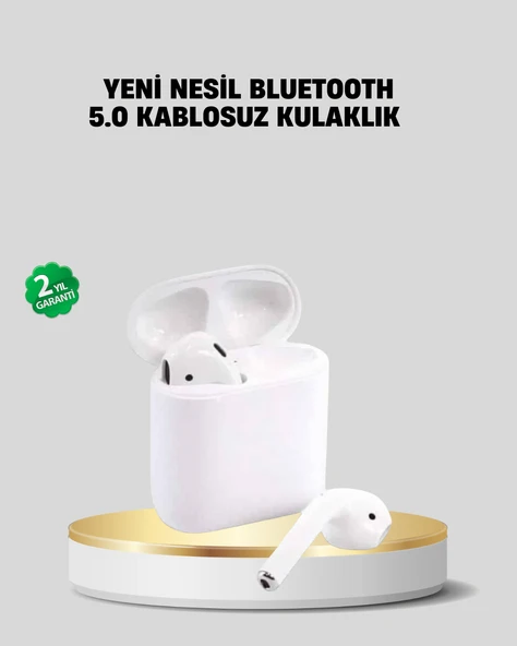 2. Nesil Bluetooth 5.0 Kablosuz Kulaklık Su Geçirmez HD Ses ürün görseli 1