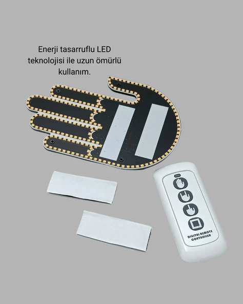 203 LED’li Yüksek Görünürlüklü Jest Işığı - Resim 2