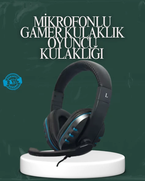 Kablolu Gaming Headset – Net Ses Ayrımı ve Ayarlanabilir Konfor ürün görseli 1