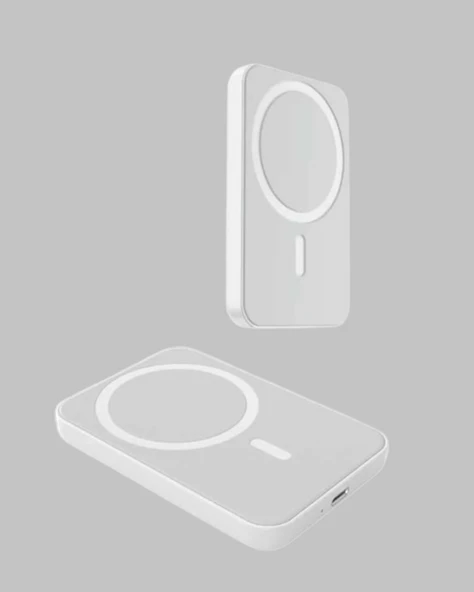 Manyetik Kablosuz Powerbank – iPhone 12/13/14/15 Uyumlu, Hızlı Şarjlı, Ultra Hafif - Resim 2