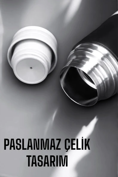 500 ml Kapasiteli Taşınabilir Basınçlı Termos Seti Günlük Kullanım için İdeal - Resim 2