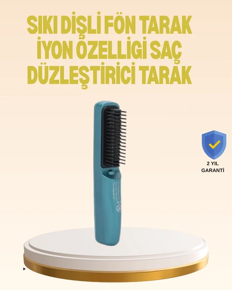 2600mAh Bataryalı Elektrikli Saç Düzleştirici – ABS Gövde ürün görseli 1