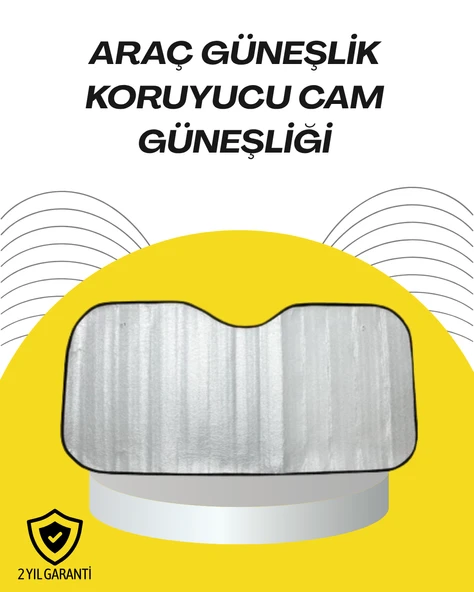 Katlanabilir Reflektörlü Oto Güneşliği – Yaz Sıcaklarına Karşı Yüksek Koruma ürün görseli 1