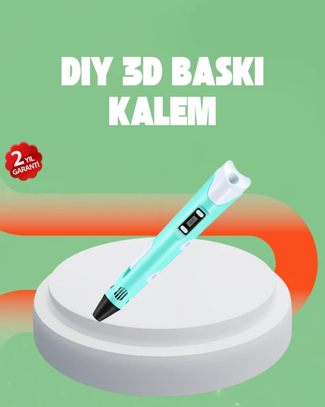 Üç Boyutlu 3D Yazıcı Kalem ABS ve PLA Uyumlu ürün görseli 1