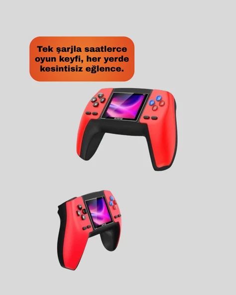 P5 Retro GamePad 520 Oyunlu TV ve Elde Oynanabilir Konsol ürün görseli 1