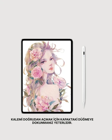 Yüksek Hassasiyetli Eğim Sensörlü Dijital Kalem – USB-C Hızlı Şarjlı - Resim 2