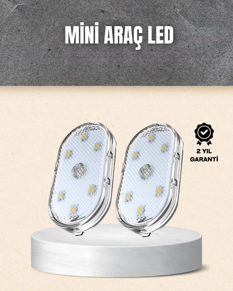 Taşınabilir Manyetik Mini LED Lamba 7 Renk Seçenekli ürün görseli 1