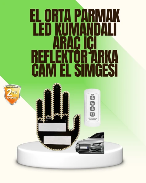 Uzaktan Kumandalı LED El Park Uyarı Cihazı Suya Dayanıklı Enerji Tasarruflu ürün görseli 1