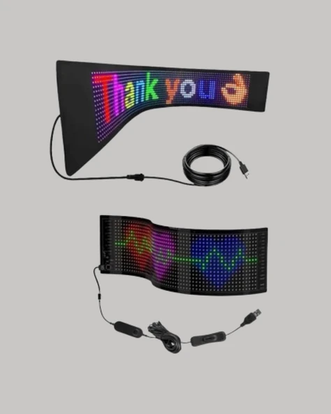 RGB LED Panel Renkli Işık Efektli Dekoratif Aydınlatma - Resim 2