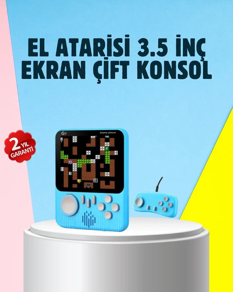666 Klasik Oyunlu Mini Retro Konsol – Büyük Ekran Desteği ürün görseli 1