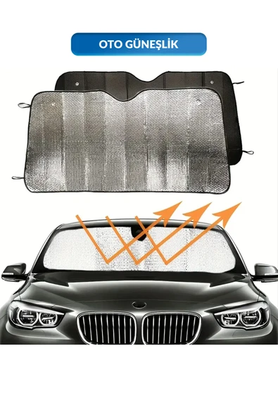 Katlanabilir Ön Cam Güneşlik Isı Önleyici Araç Perdesi Volkswagen Passat Peugeot 3008 Skoda Superb Nissan Qashqai ürün görseli 1