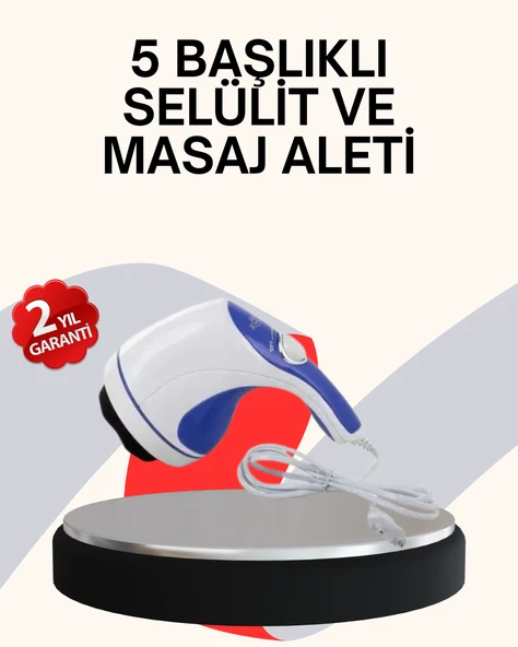 Taşınabilir Elektrikli Masaj Cihazı – Selülit ve Yağ Karşıtı ürün görseli 1
