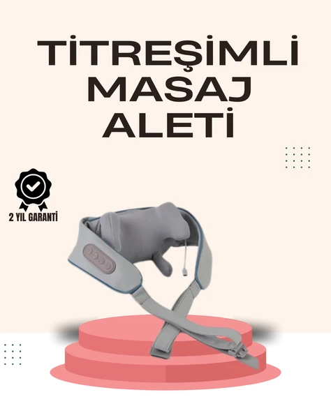 Kablosuz Boyun ve Omuz Masaj Aleti | Isıtmalı ve Yoğurmalı ürün görseli 1