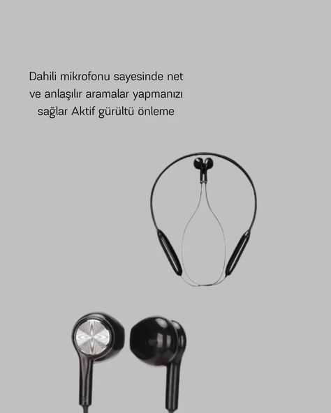 Aktif Gürültü Önlemeli Bluetooth Kulaklık – Dokunmatik Kontrol, Dahili Mikrofon, Yüksek Ses Kalitesi - Resim 4