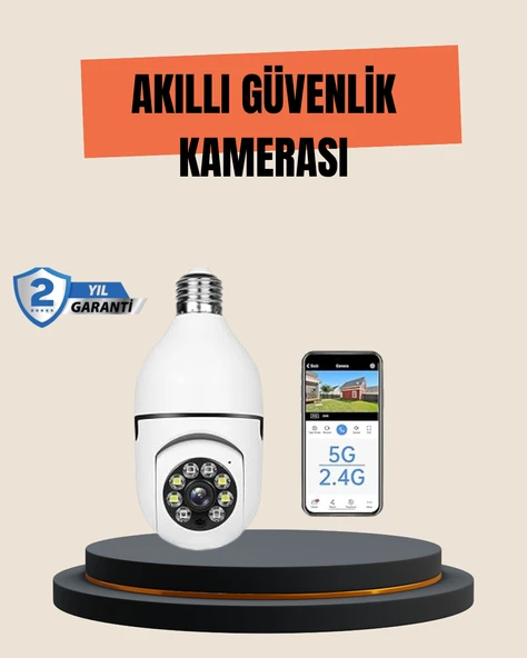 Mobil Uygulama Kontrollü Akıllı Güvenlik Kamerası ürün görseli 1