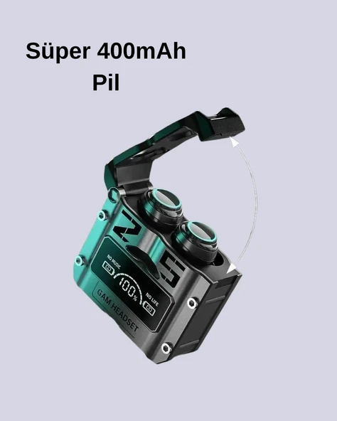 Bluetooth 5.0 Kulak İçi Kulaklık Mikrofonlu Kablosuz Model - Resim 3