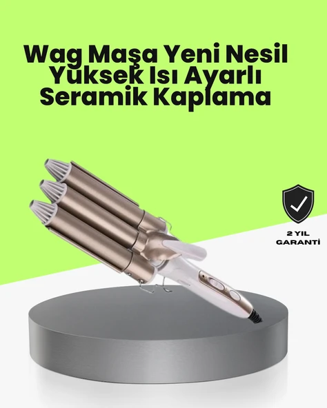 Her Saç Tipine Uygun, Hızlı Isınan Bukle Yapıcı – Evde Kuaför Kalitesinde Sonuç ürün görseli 1