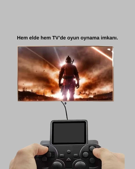 HDMI TV Bağlantılı Orijinal S10 Gamepad 520 Oyunlu 2025 Seri Oyun Konsolu - Resim 2