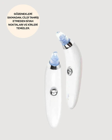 Vakum Teknolojili Siyah Nokta Temizleyici Cihaz – 4 Farklı Başlık ve Derinlemesine Gözenek Temizliği - Resim 3