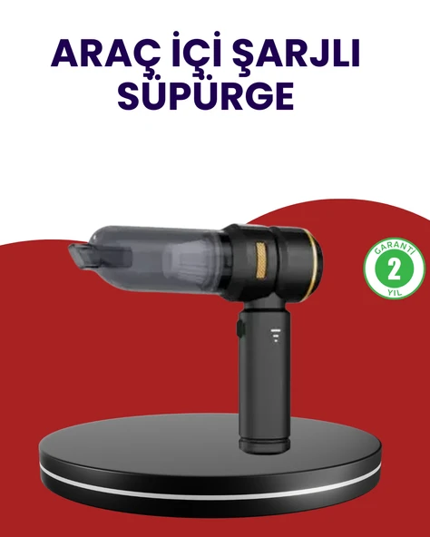 Yüksek Performanslı Araç İçi El Süpürgesi ürün görseli 1