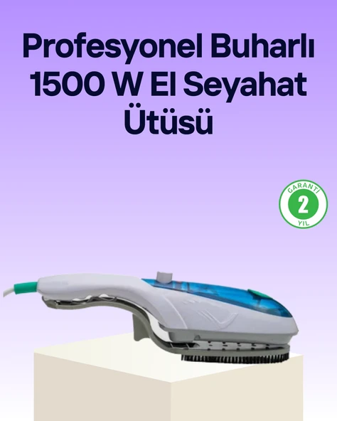 Portatif Buharlı Ütü Pratik Seyahat Tipi Kırışıklık Açıcı ürün görseli 1