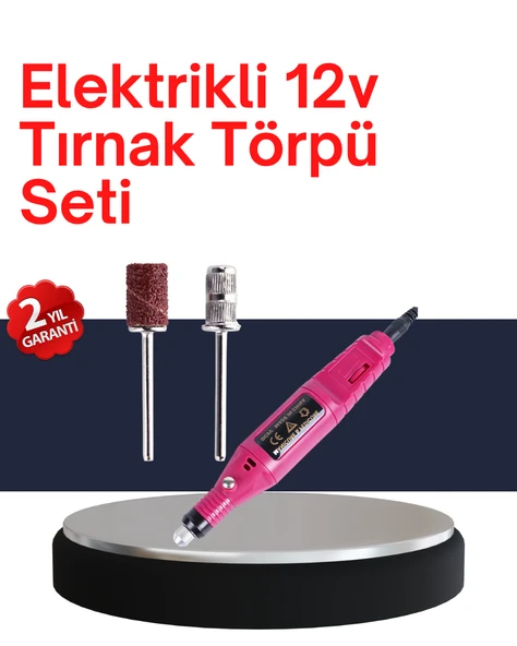 6 Uçlu Elektrikli Manikür Pedikür Seti ürün görseli 1