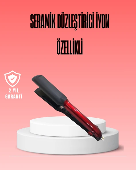 Çok Yönlü Kullanım Sunan Saç Düzleştirici – Düzleştirici ve Hacim Verici ürün görseli 1
