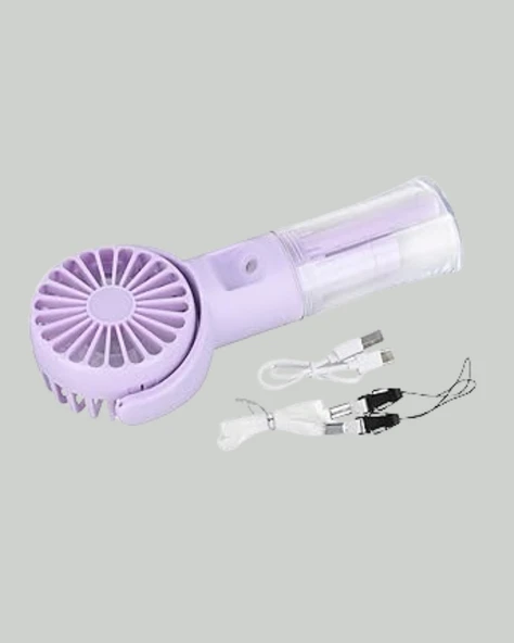 Taşınabilir Şarjlı Su Buharlı Mini Klima Fan - Resim 3