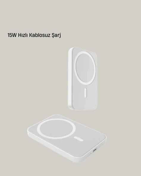 360° Döner Başlıklı MagSafe Araç Telefon Tutucu 15W Güvenli Kablosuz Şarj - Resim 5