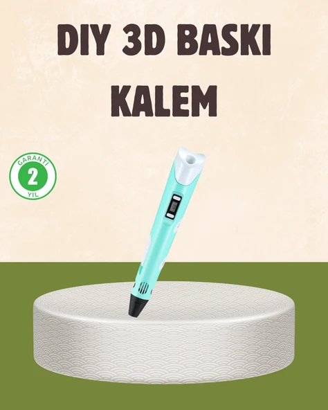 ABS ve PLA Filament Destekli 3D Yazıcı Kalem ürün görseli 1