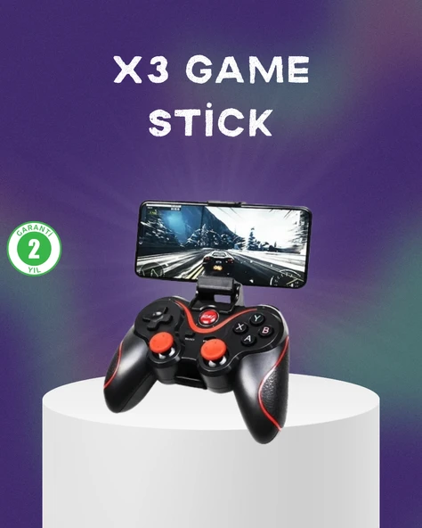 Telefon, Tablet ve PC İçin Çok Fonksiyonlu Bluetooth Gamepad ürün görseli 1