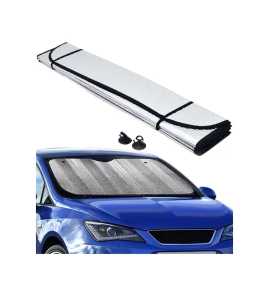 Isı ve UV Koruyucu Oto Ön Cam Güneşlik Dacia Duster Peugeot 3008 Skoda Superb Nissan Qashqai ürün görseli 1