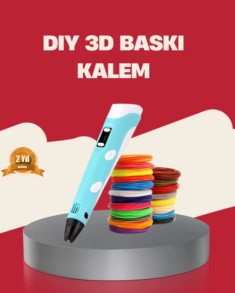 Çocuklar İçin Güvenli 3D Yazıcı Kalem ürün görseli 1