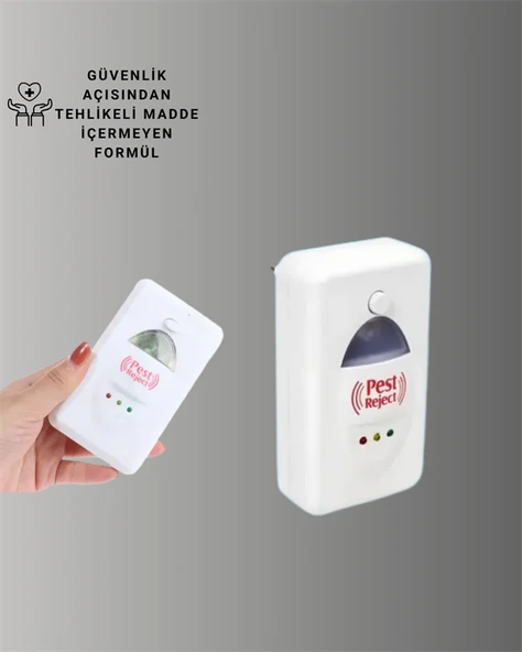 Ultrasonik Ses Dalgalarıyla Kimyasalsız Fare ve Böcek Kovucu Cihaz - Resim 4