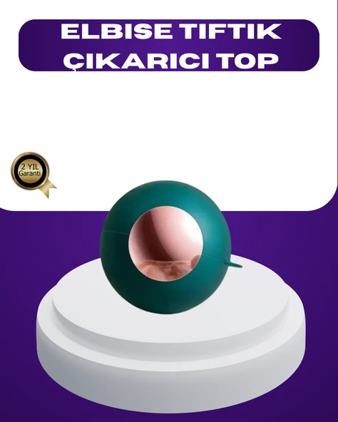 Elbise Tiftik Çıkarıcı Top – Yeniden Kullanılabilir ve Yıkanabilir ürün görseli 1