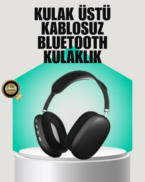 Stereo Ses Kaliteli Bluetooth Kulaklık | Katlanabilir ve Ergonomik Tasarım ürün görseli 1