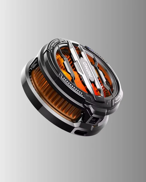 RGB Işıklı Sessiz Fanlı Telefon Soğutucu - Resim 3