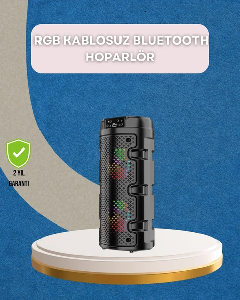 USB, SD Kart ve AUX Girişli Taşınabilir Hoparlör ürün görseli 1