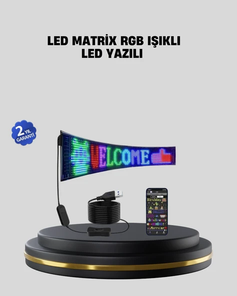 RGB LED Panel Renkli Işık Efektli Dekoratif Aydınlatma ürün görseli 1