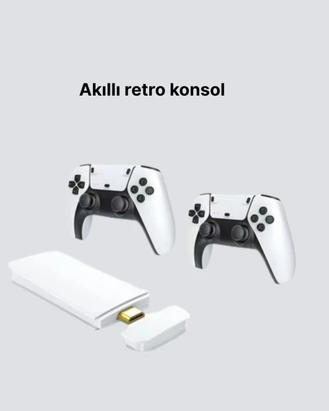 20.000 Yüklü Oyunlu Kablosuz Retro Oyun Konsolu 4K Destekli - Resim 5