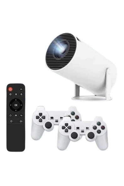 Projeksiyon Cihazı Video Oyun Konsolu 8 GB Hafıza LCD Ekran Kumandalı ürün görseli 1