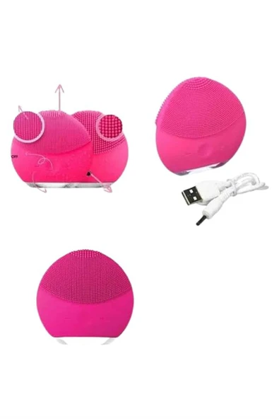 Hassas Ciltlere Özel Titreşimli Yüz Temizleme ve Masaj Aleti ürün görseli 1