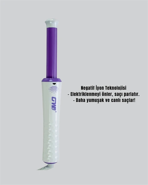 GW 32mm Döner Başlıklı Saç Kıvırma Makinesi – Her An Her Yerde Profesyonel Şekillendirme - Resim 3