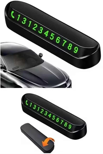 Araç Park Numaratörü Tüm Araçlara Uyumlu Araba Numaralık ürün görseli 1