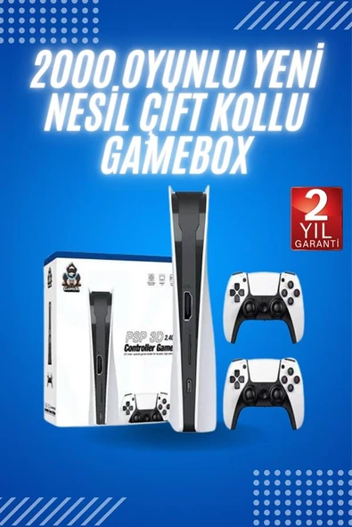 4K HD Klasik Retro Game Box 3000 Oyunlu Çift Kollu Çift Kişilik Oyun Konsolu ürün görseli 1