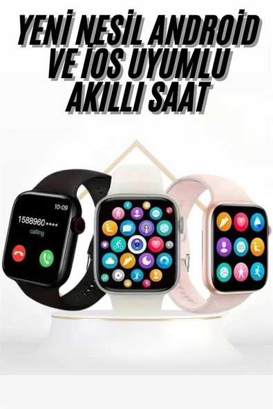 Akıllı Saat Uyku ve Sağlık Takibi Arama Cevaplama 44 MM Amoled Ekran - Resim 2