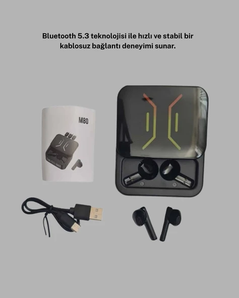 3’ü 1 Arada Kablolu ve Kablosuz Bluetooth 5.3 Kulaklık - Resim 5